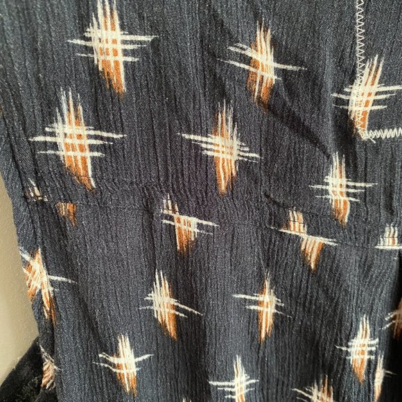 Anthropologie Hei Hei Nova Black Button Down Romper - Picture 7 of 7